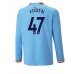 Cheap Manchester City Phil Foden #47 Home Football Shirt 2022-23 Long Sleeve
